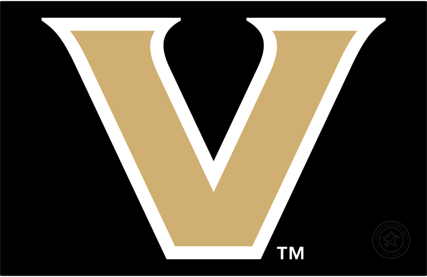 Vanderbilt Commodores 2022-Pres Primary Dark Logo t shirts iron on transfers
